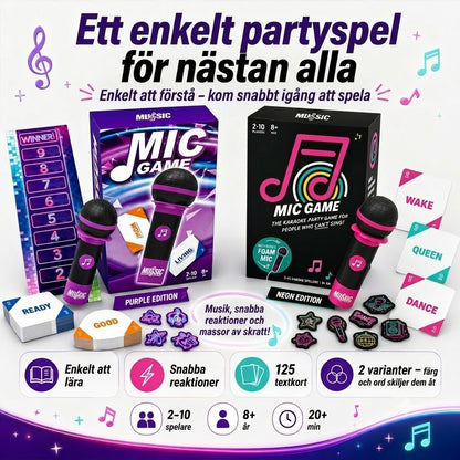 Musik-mikrofonspil