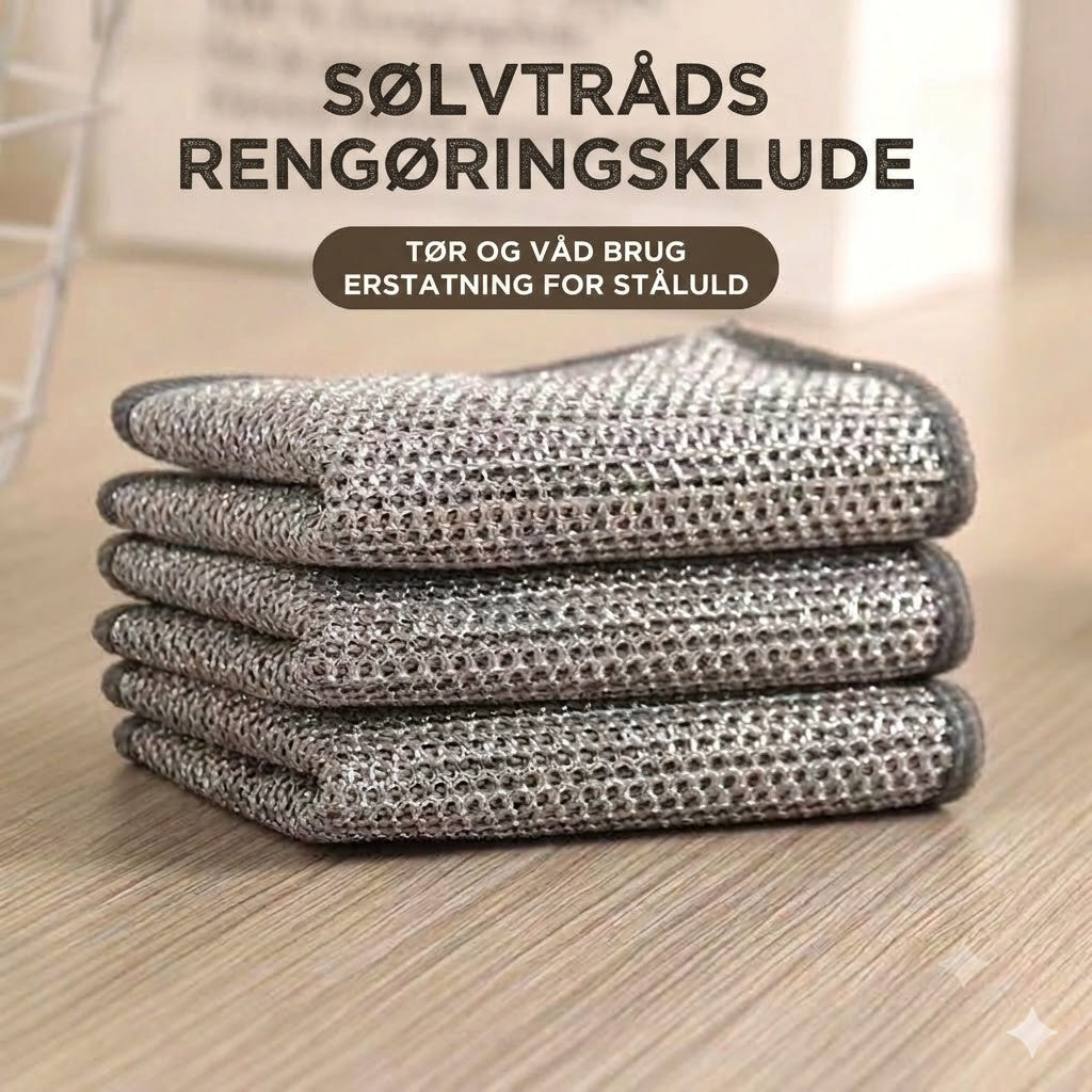 Karklude i ståltråd (10-pak)