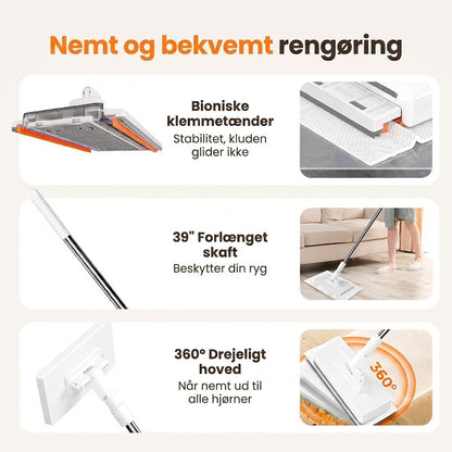 Genanvendeligt støvmoppesæt