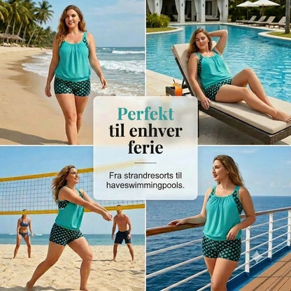 Todelt prikket bikini til damer