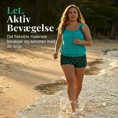 Todelt prikket bikini til damer