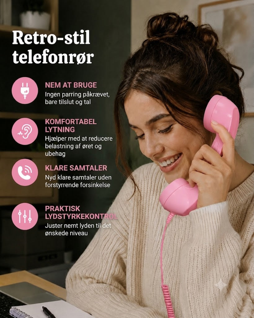 EchoLine retro hovedtelefoner