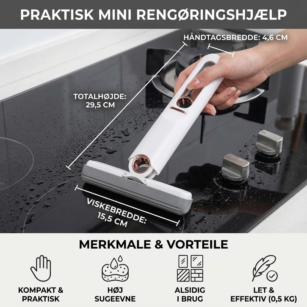 Praktiske mini-rengøringspinde – multifunktionelle rengøringsbørster til svært tilgængelige kroge og sprækker