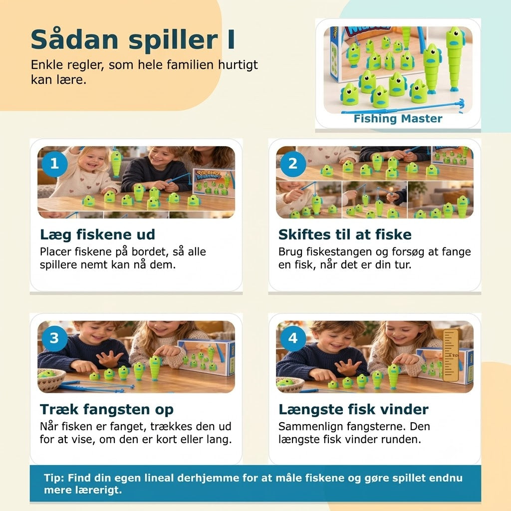 Fiskemesteren – Sjovt og lærerigt fiskespil for hele familien