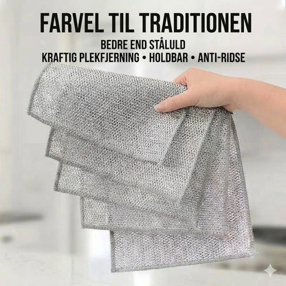 Karklude i ståltråd (10-pak)