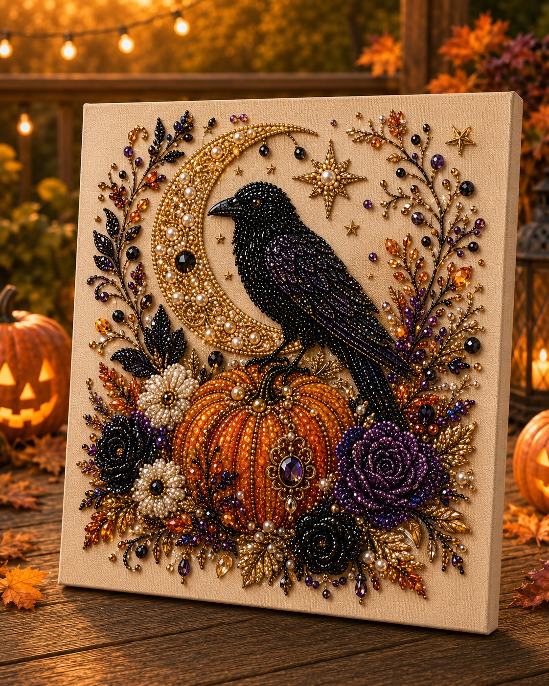 ✨ DIY Halloween Perlesæt – Forvandl små perler til nuttet og uhyggelig magi!