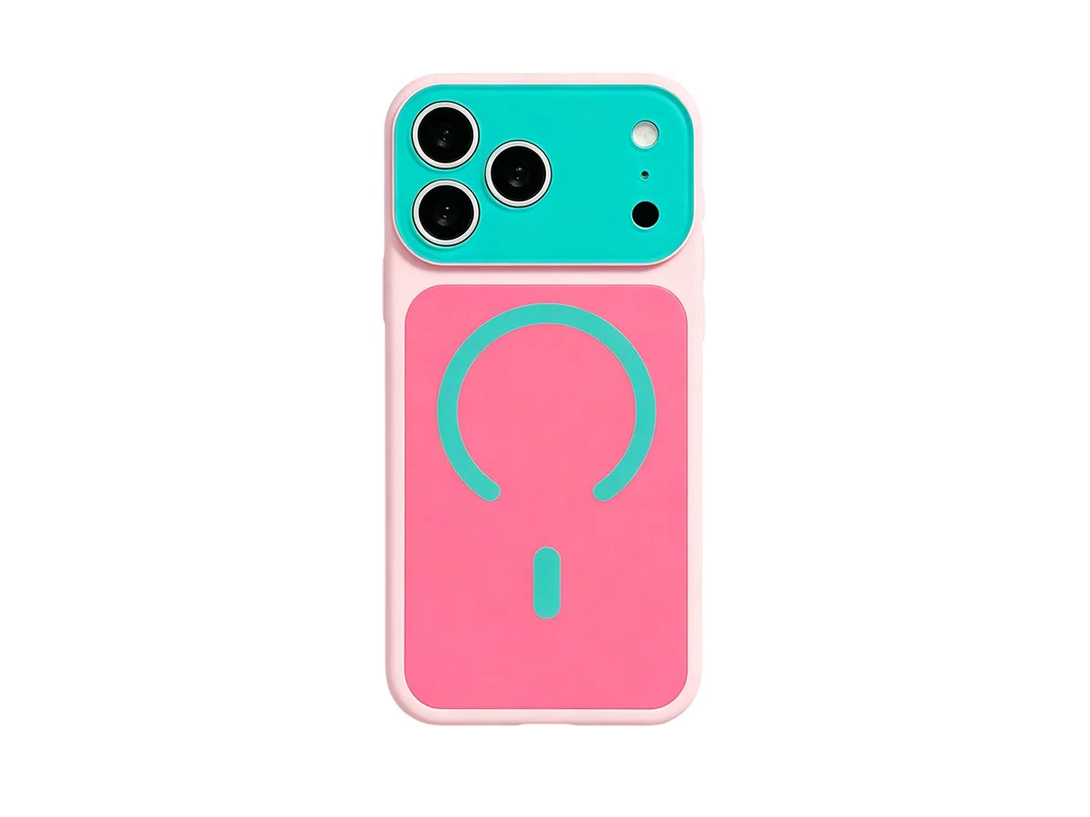 📱Farverigt Dopamine MagSafe iPhone-cover – ultra-tyndt mat design med kontrastfarver
