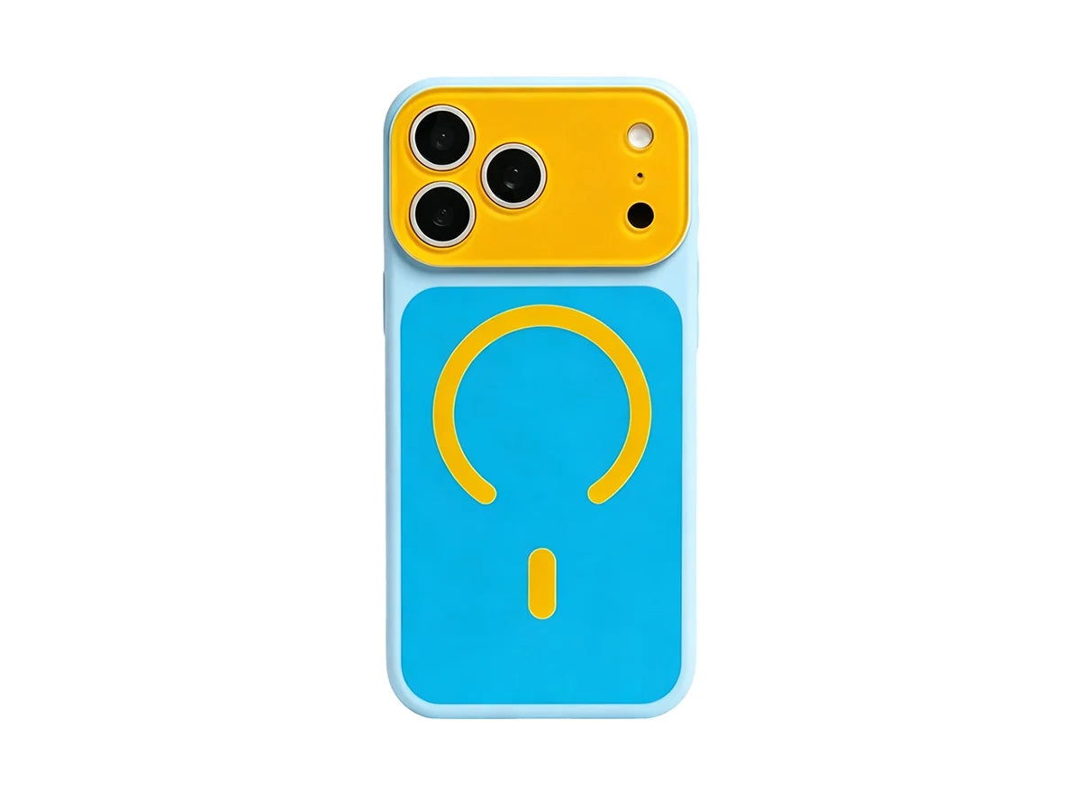 📱Farverigt Dopamine MagSafe iPhone-cover – ultra-tyndt mat design med kontrastfarver