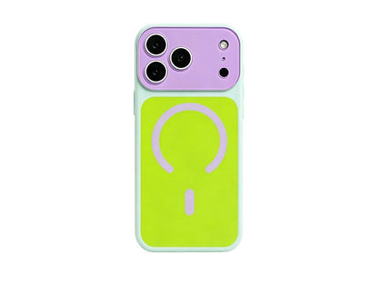 📱Farverigt Dopamine MagSafe iPhone-cover – ultra-tyndt mat design med kontrastfarver