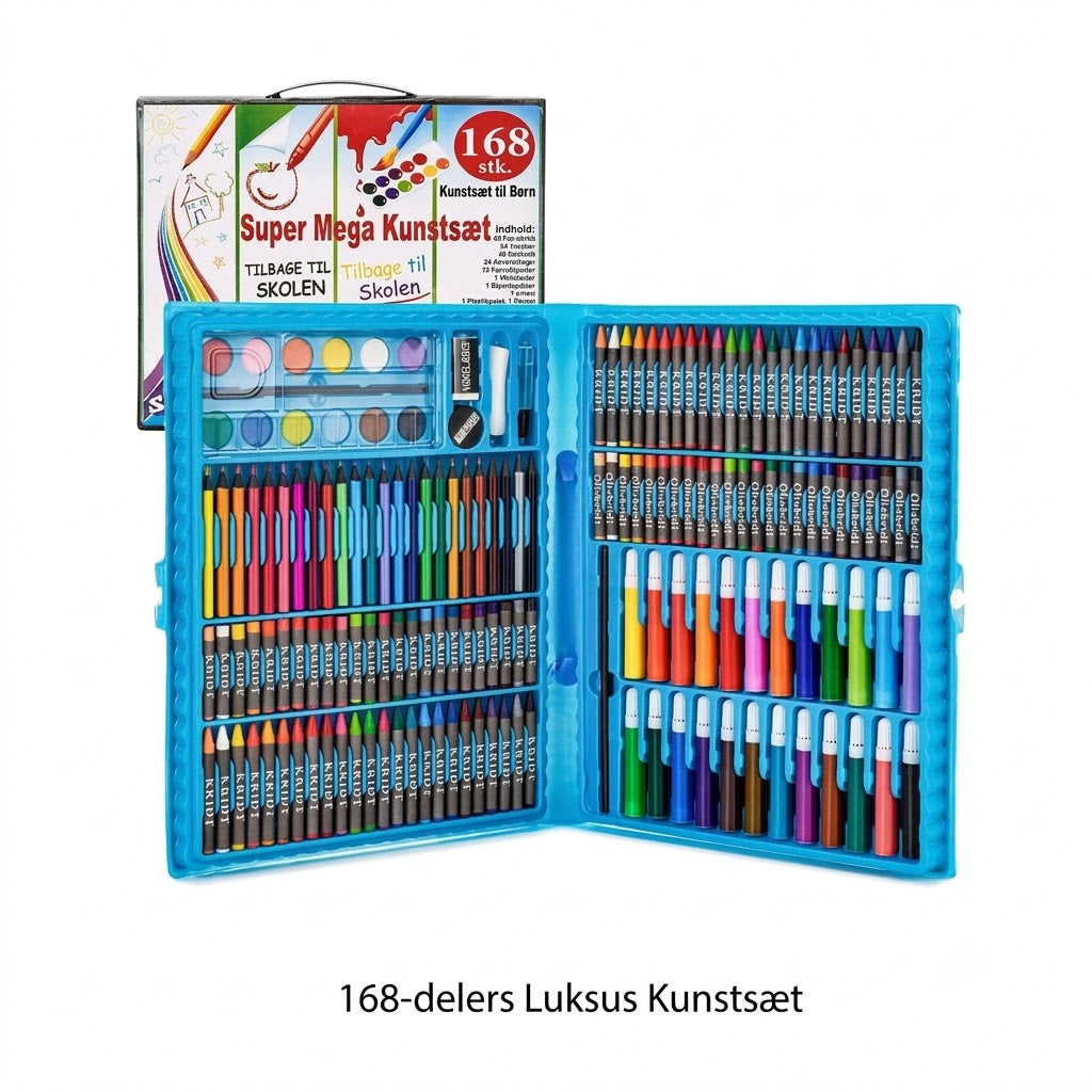 Luksuriøst 6-i-1 kreativt kunstsæt – Den ideelle gave til børn, enhver lille én er en kunstner!