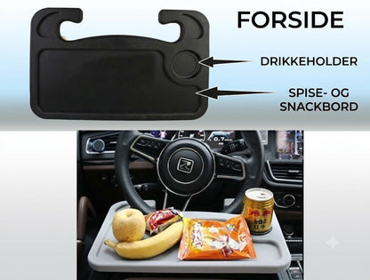 Dobbeltsidet ratbord til bil – bakkebord til bærbar computer