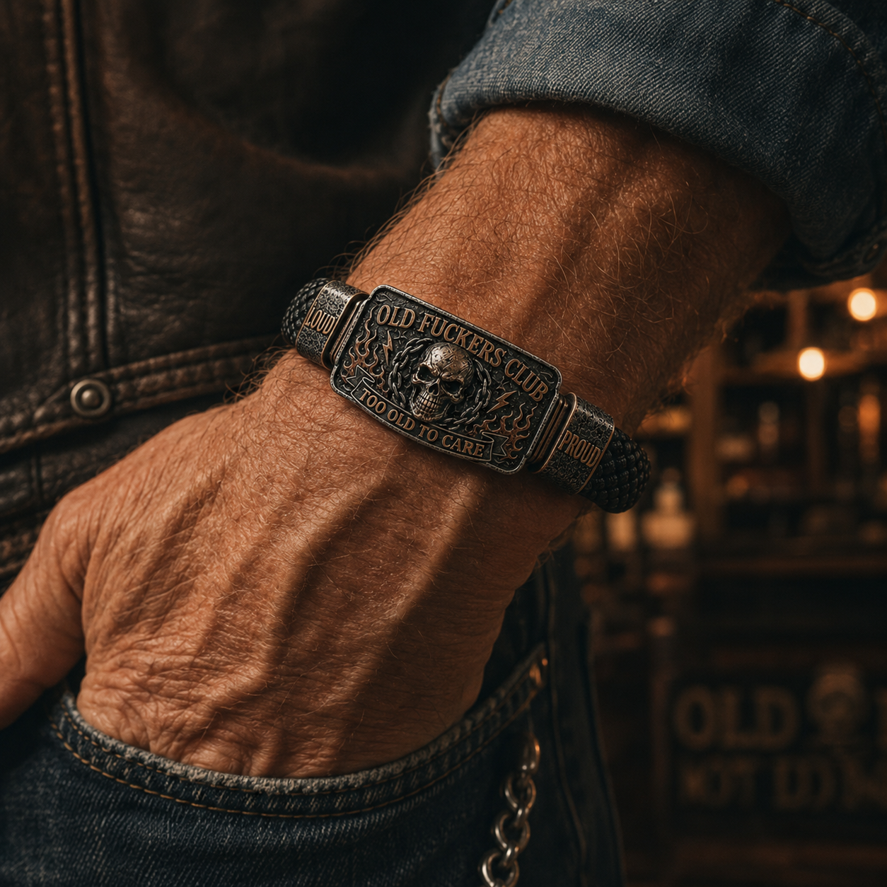 ☠️ De gamle drenges klub & Vild & Fri 🪓 | 2026 Limited Edition Vintage Armbånd