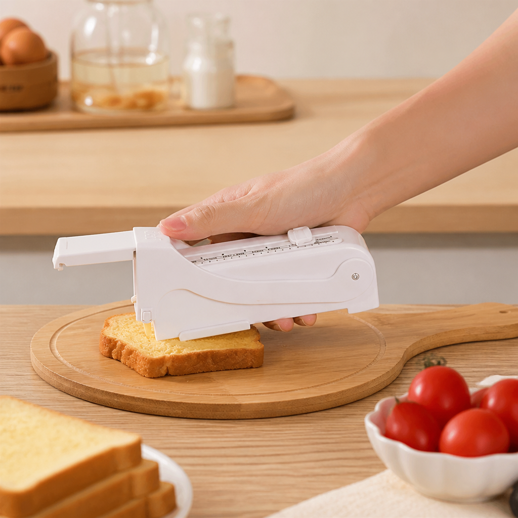 🧈Smørskærer med opbevaringslåg – Nem at skære med og holder smørret frisk✨