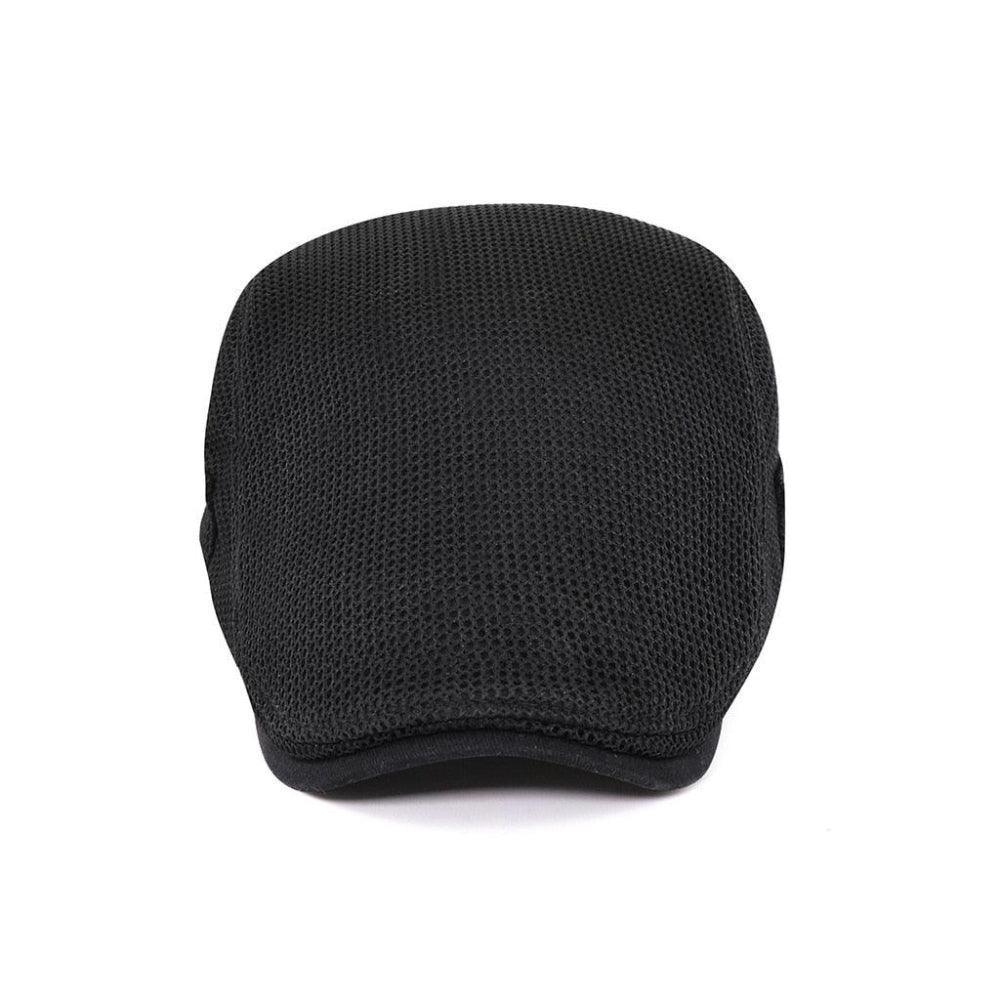 Mesh-kasket | Afslappet flat cap til mænd