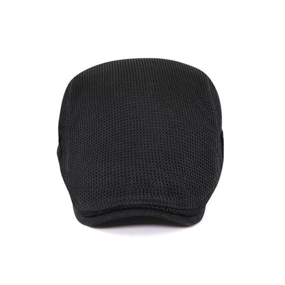 Mesh-kasket | Afslappet flat cap til mænd