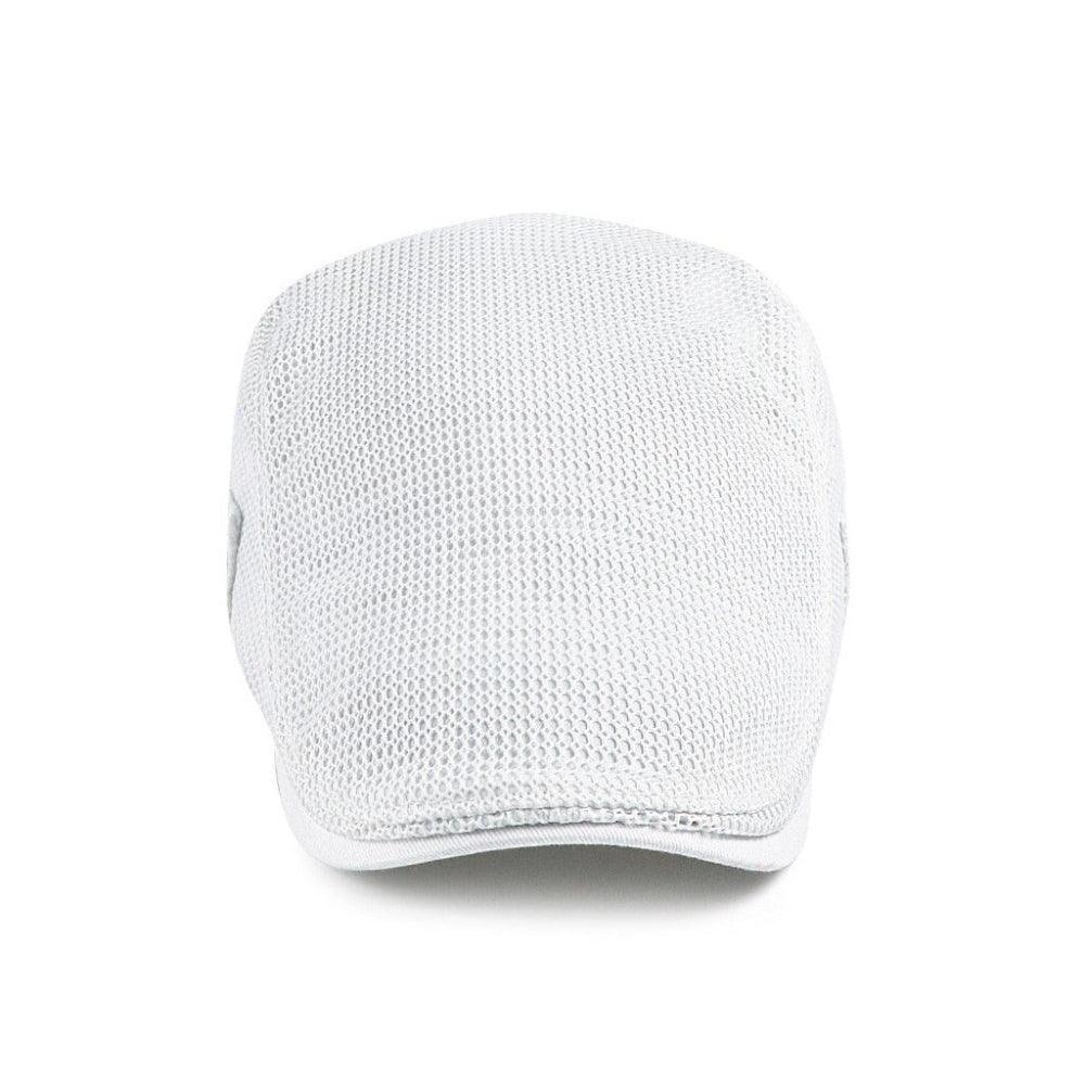 Mesh-kasket | Afslappet flat cap til mænd
