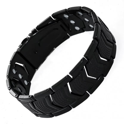 Magnetisk metalarmbånd til mænd