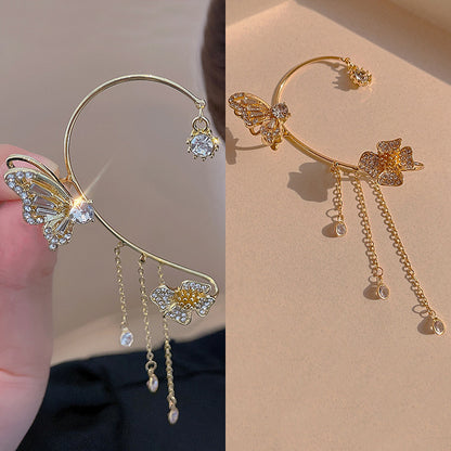 Enkle clip-on-øreringe med sommerfugle, blomstermotiver og kvaster – Elegante, behagelige og kræver ingen huller i ørerne