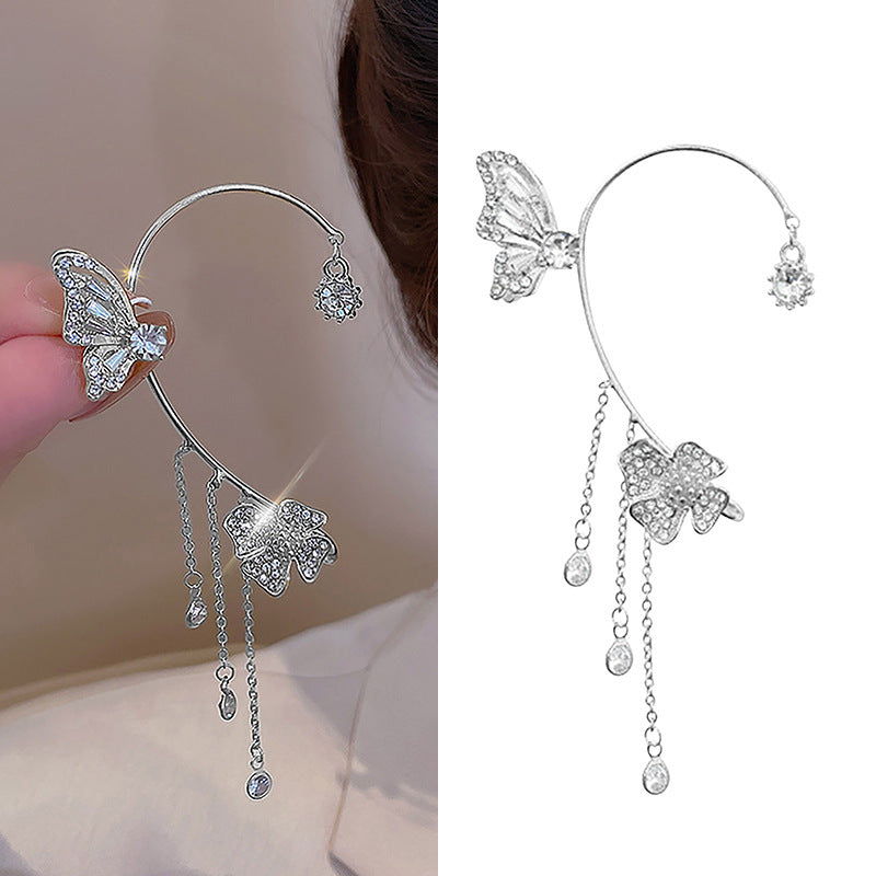 Enkle clip-on-øreringe med sommerfugle, blomstermotiver og kvaster – Elegante, behagelige og kræver ingen huller i ørerne