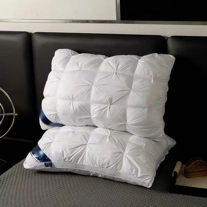 Ergonomisk nakkepude – åndbar, blød, med 3D-syteknologi (1 stk.)