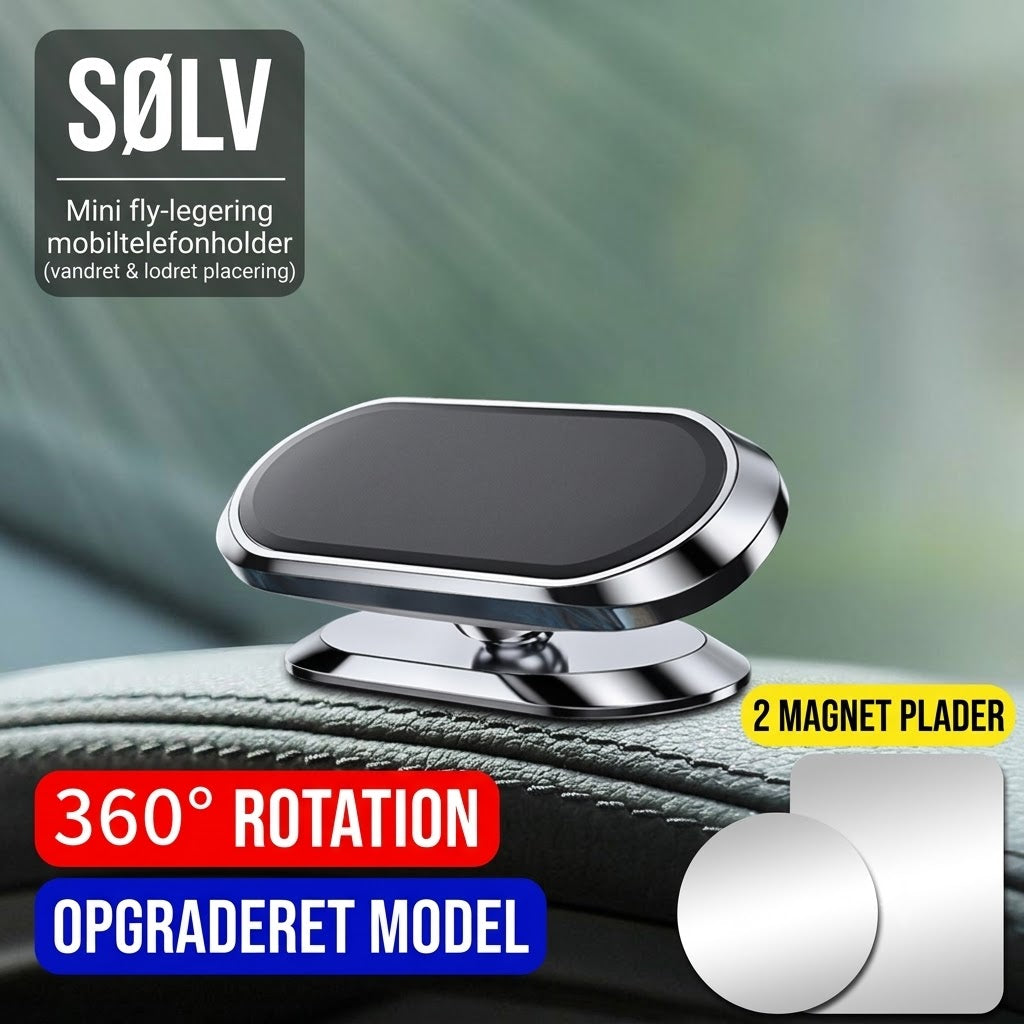 Superstærk magnetisk, fleksibel mobilholder til bil