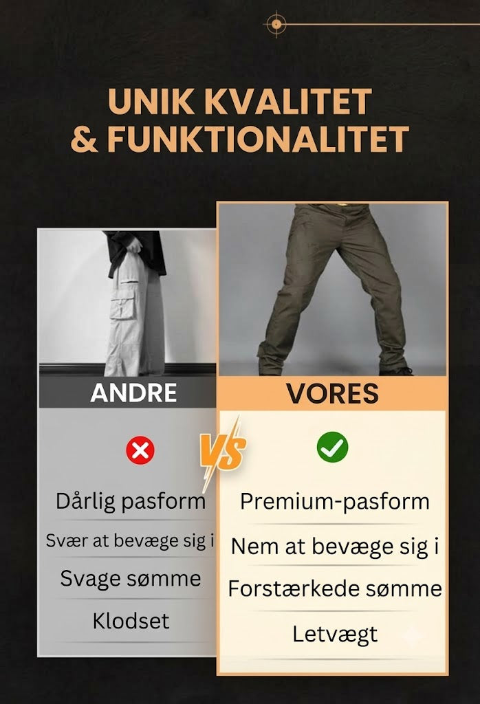 Vandtætte outdoor-bukser til mænd – IX7 / IX9