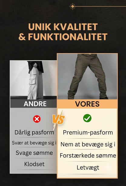 Vandtætte outdoor-bukser til mænd – IX7 / IX9