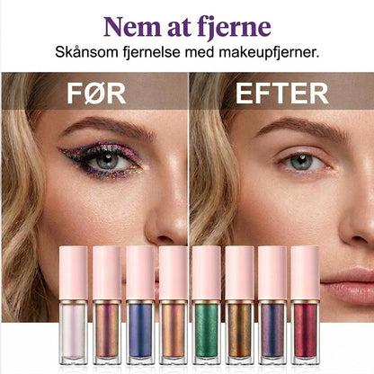 ✨ 8-deles sæt med flydende glimmer-eyelinere
