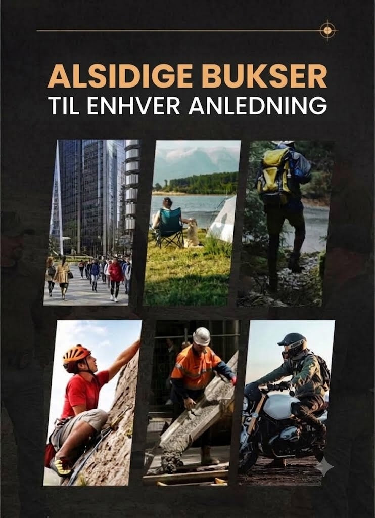 Vandtætte outdoor-bukser til mænd – IX7 / IX9
