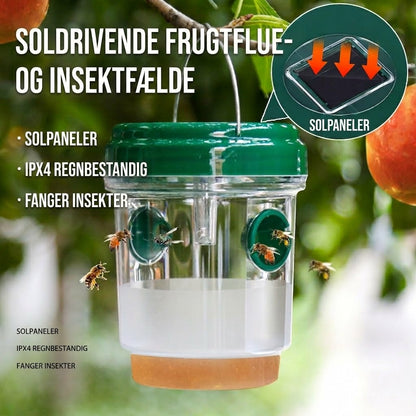 Solcelledrevet hængende hvepsefælde og fluefanger