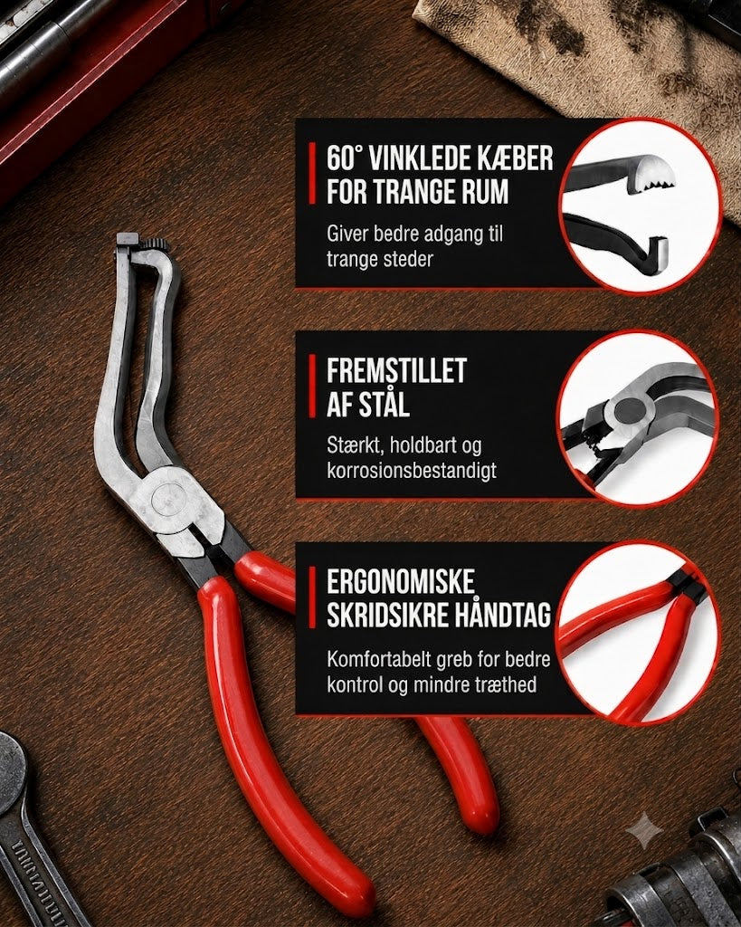 ProReach sæt med 5 tænger til afmontering af elektriske stik – specialværktøj til bil og el