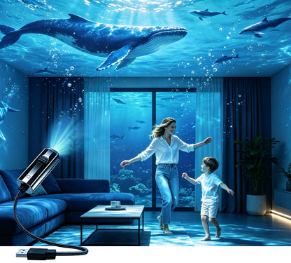 🔌Plug-and-play HD Stjerne- og Oceanprojektor-natlampe🥳⭐