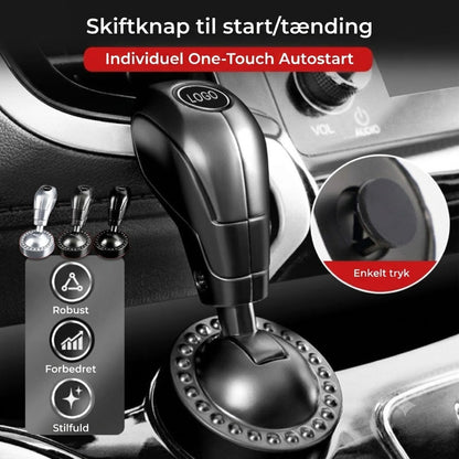 🚗Start/stop-vippegreb til bil – Dekorativt cover til startknap🕹️