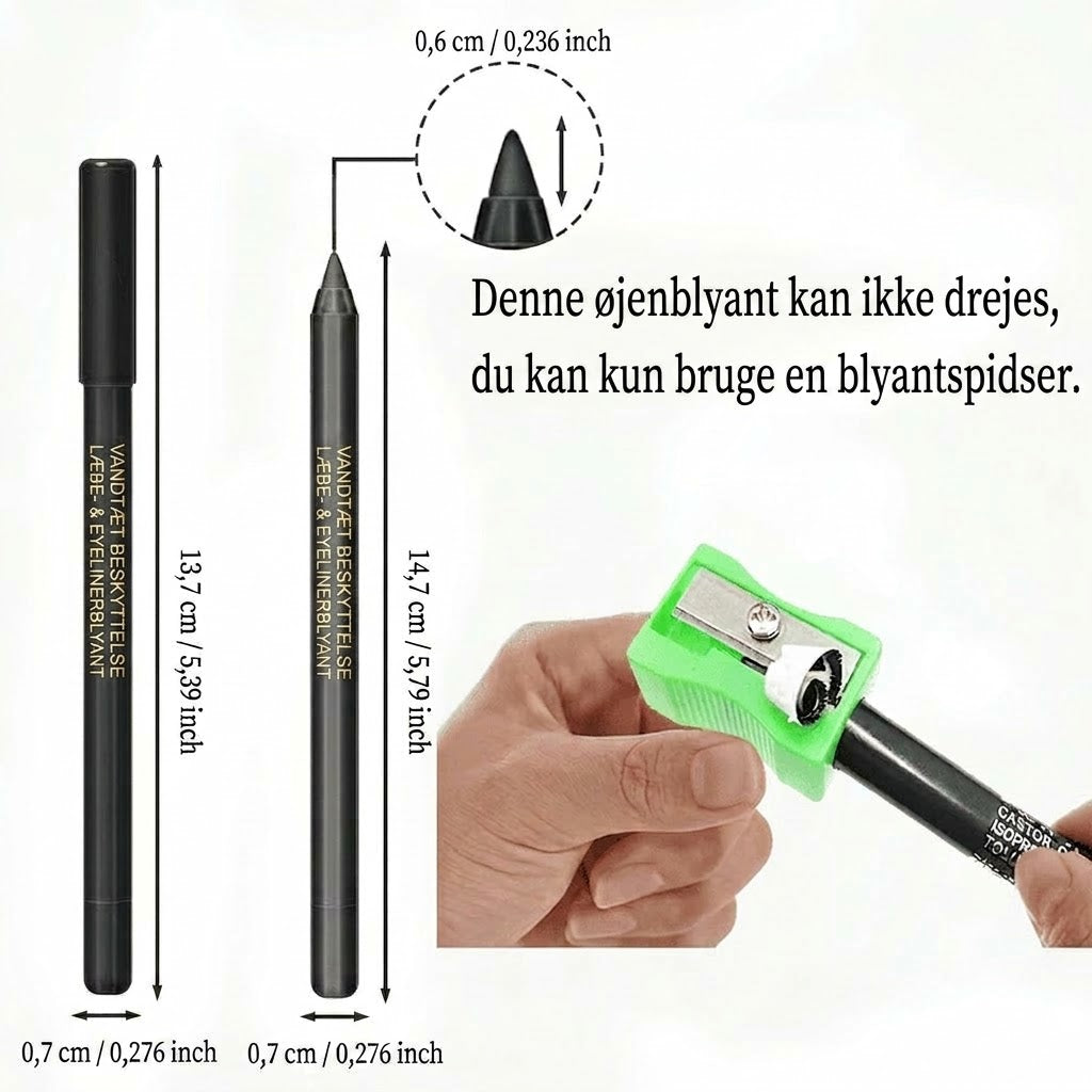 14-deles sæt med vandfaste, farverige gel-eyeliners 👁️🌈✏️