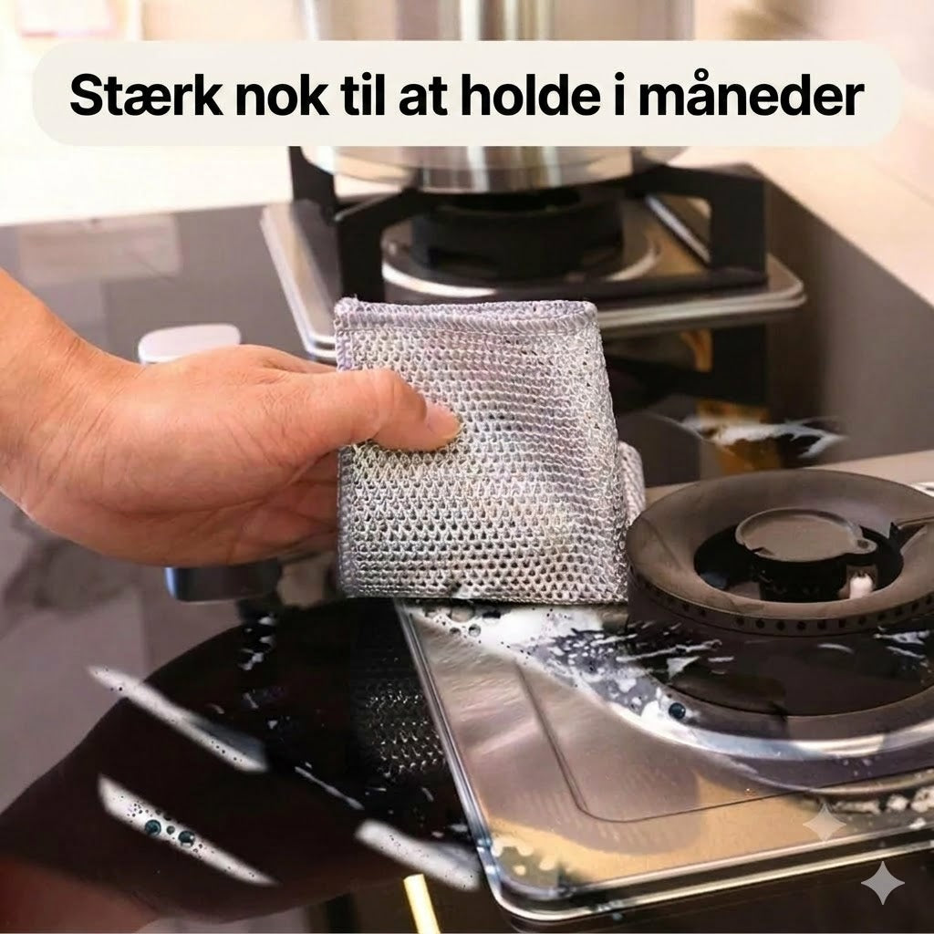 Karklude i ståltråd (10-pak)