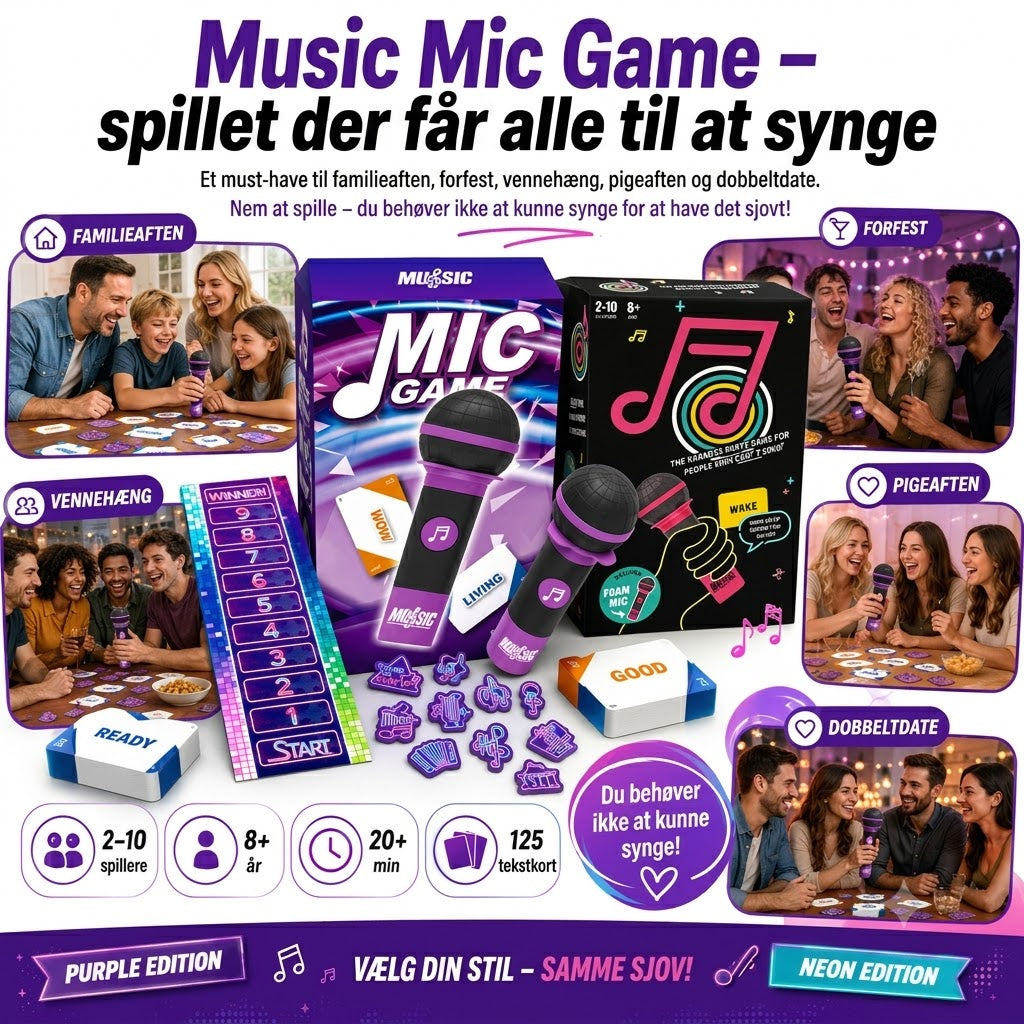 Musik-mikrofonspil