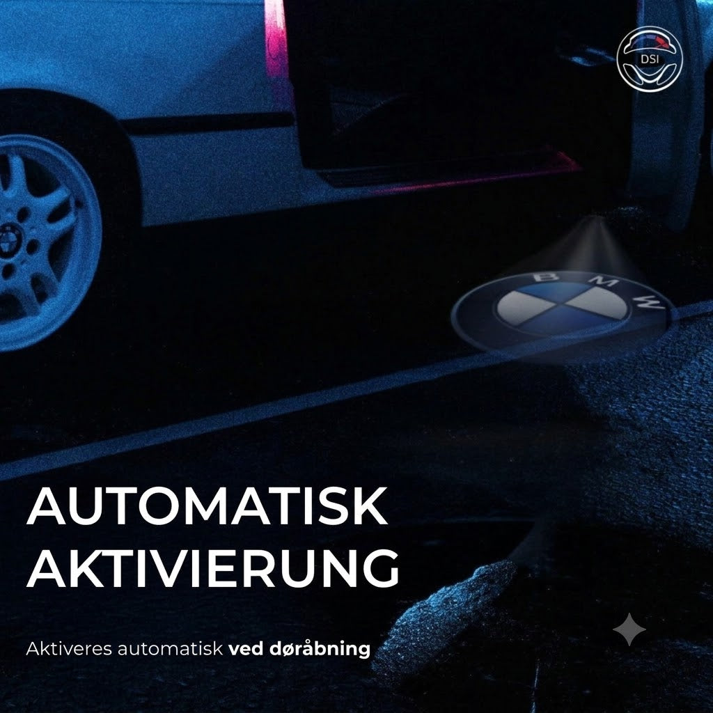 Projektorsæt med billogo til døre | 1 sæt (2 stk.)