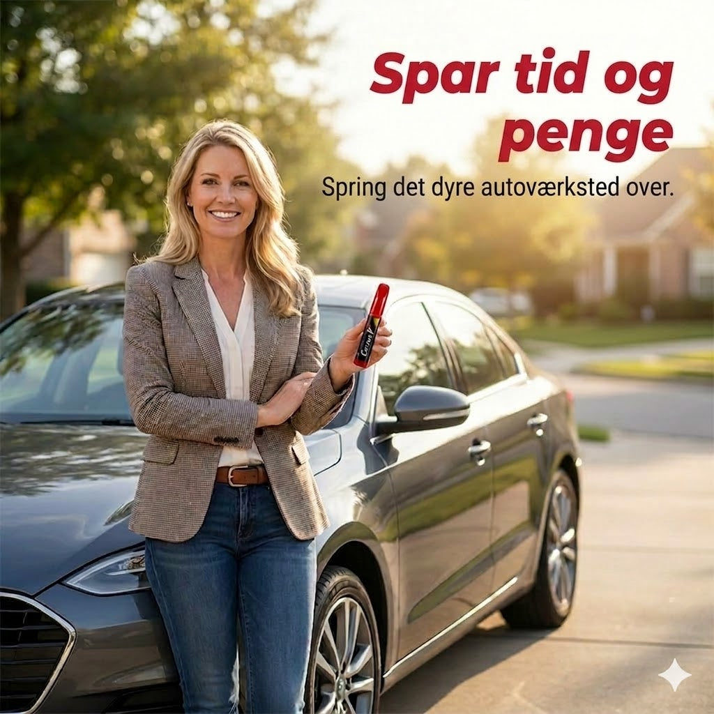 🚗 One-touch lakpen til biler - Fjernelse af ridser og lakreparation ✏️