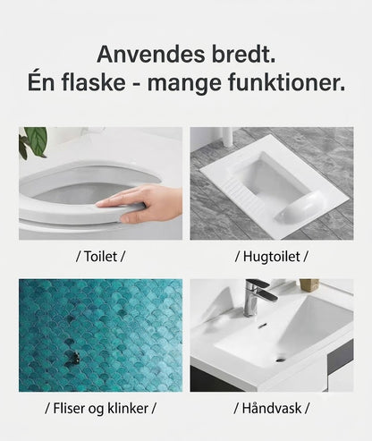 Multifunktionel badeværelsesspray