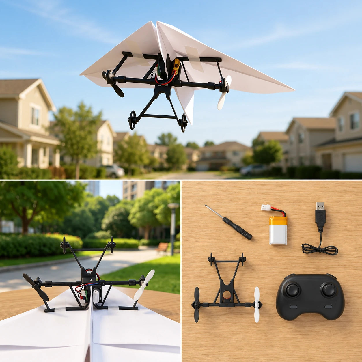 Flyfifiera RC-sæt: Forvandl dit papirfly til et fjernstyret fly!
