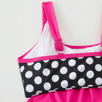Todelt prikket bikini til damer