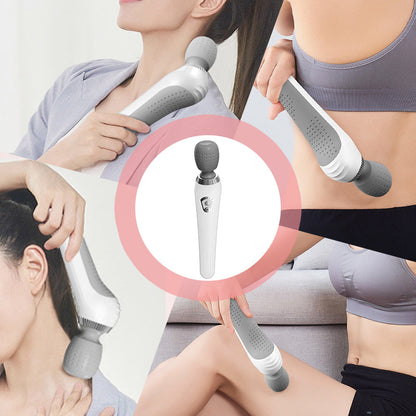 🔥📢📢 50% RABAT LIGE NU! 🎁 Bærbar håndholdt massageapparat – USB-genopladelig med højfrekvent vibrationsmotor