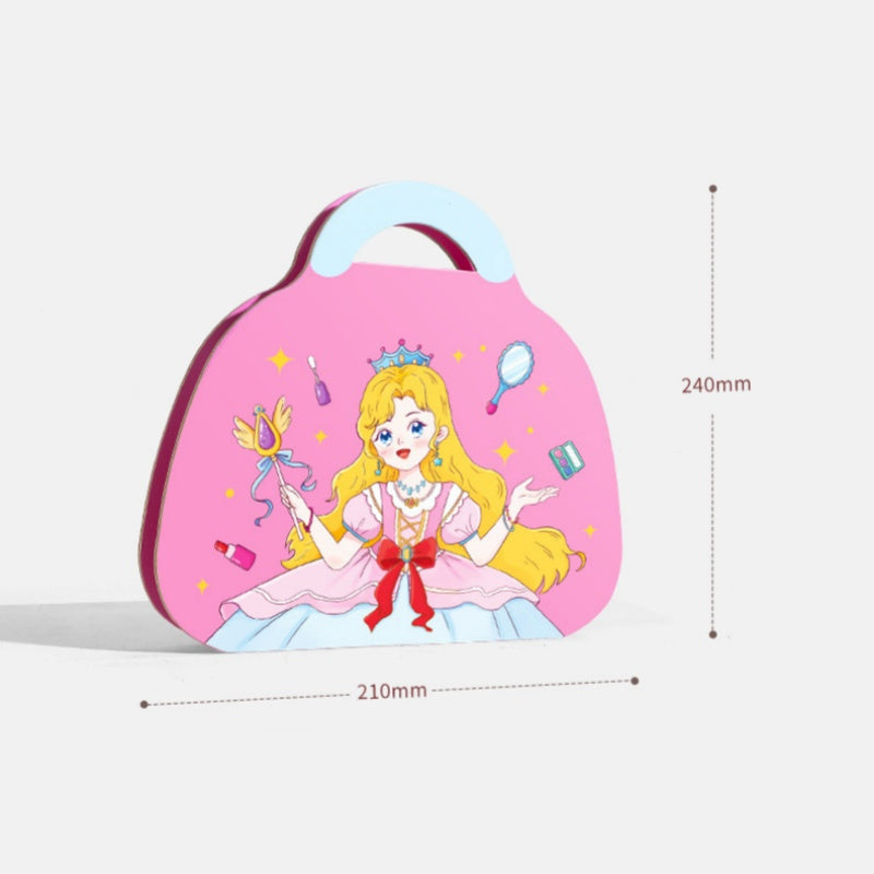 💖 Eksklusivt diamantmaleri og makeup-sæt med prinsessetema💎🎨