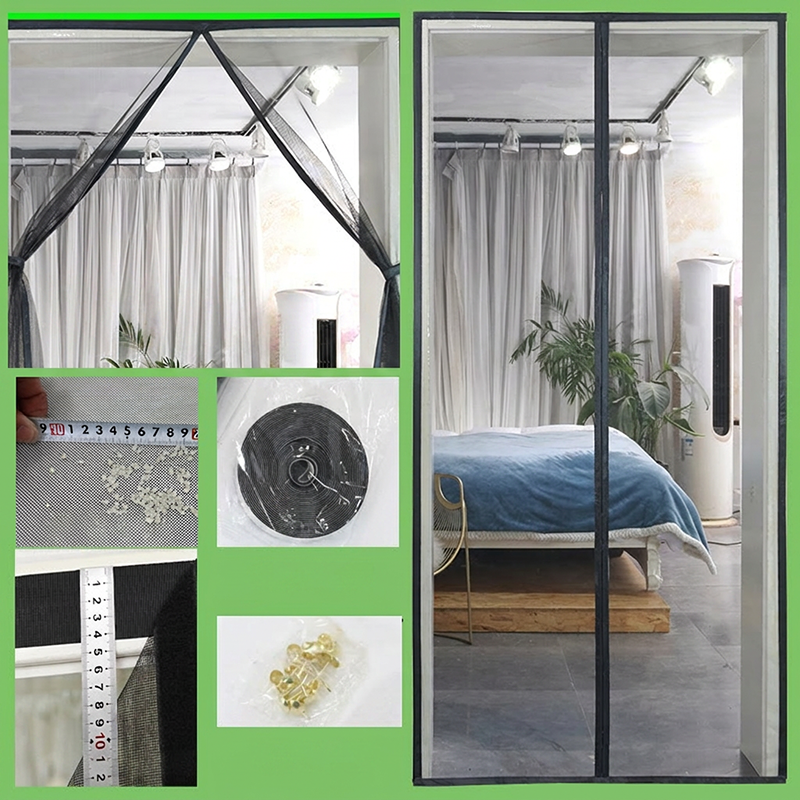 🔥 Begrænset tid: 50% rabat! Magnetisk fluenet til dør – Fastgøres med velcro langs hele dørkarmen