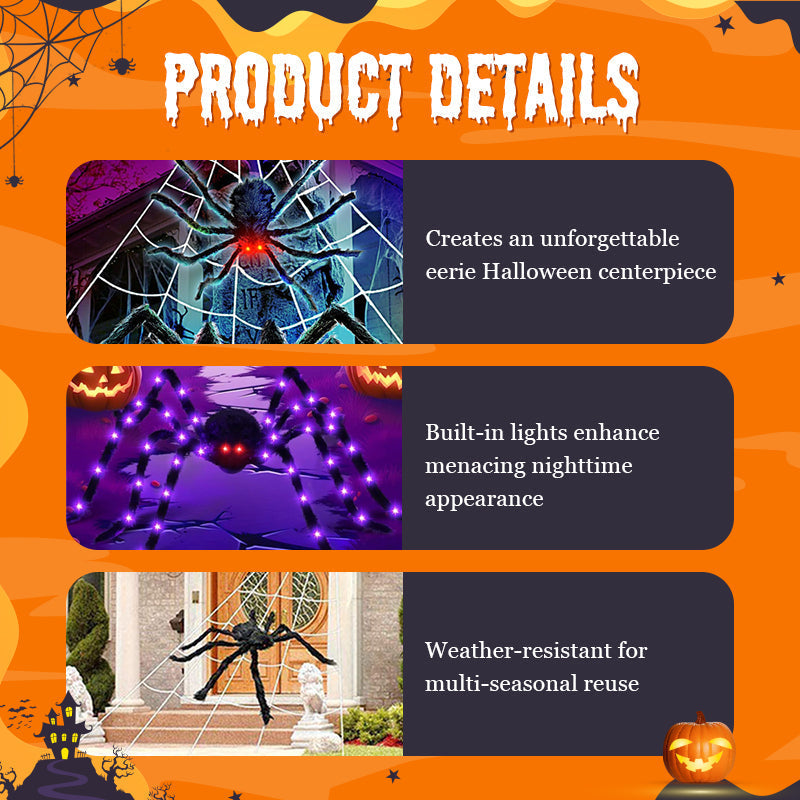 Kæmpe Halloween-edderkop