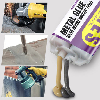 🔥 Begrænset tid: 50% rabat❗️❗️ Metallim – Svejselignende reparationslim til metal