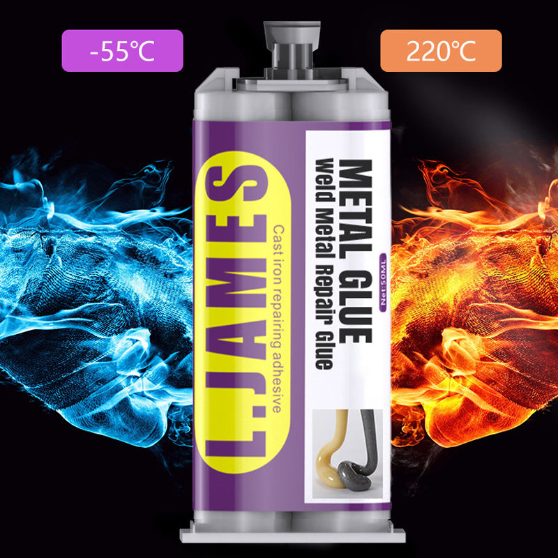 🔥 Begrænset tid: 50% rabat❗️❗️ Metallim – Svejselignende reparationslim til metal