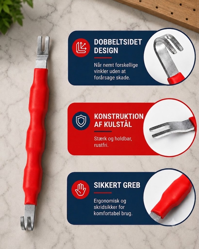 ProReach sæt med 5 tænger til afmontering af elektriske stik – specialværktøj til bil og el